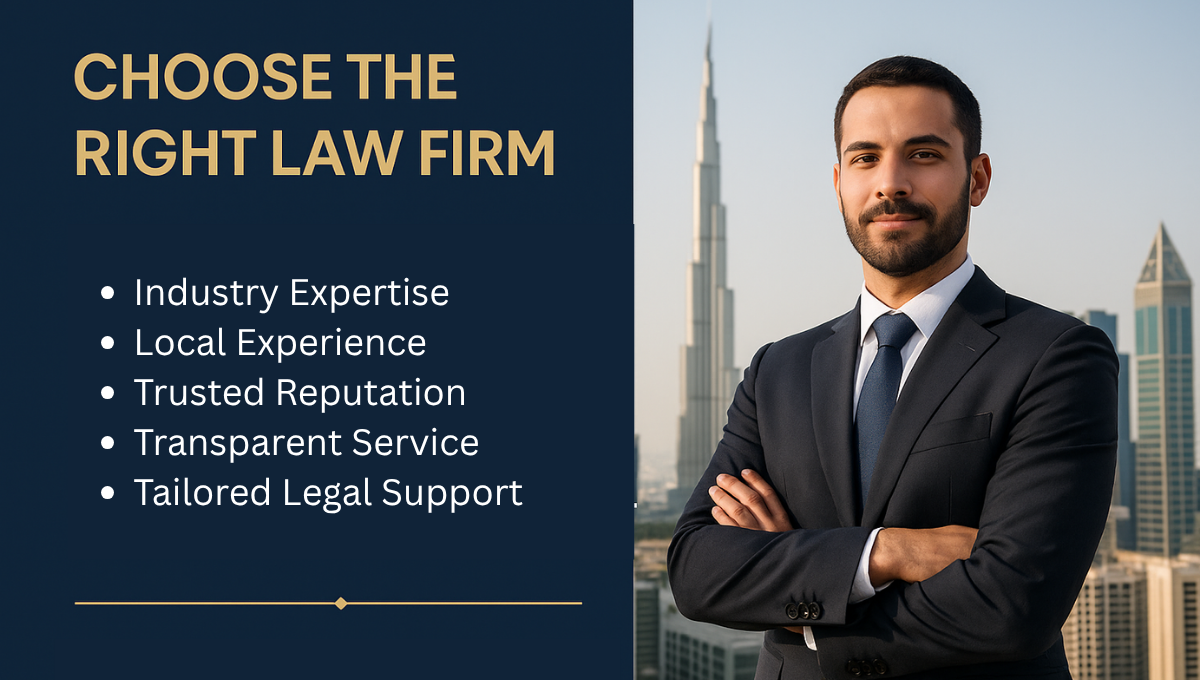 How to Choose the Best Commercial Law Firm in Dubai
