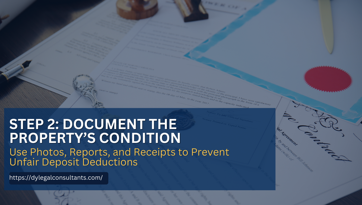 Document the property's condition