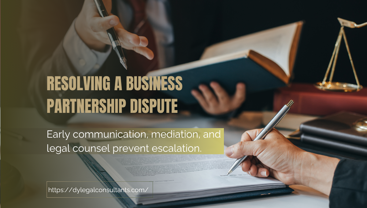 Resolving a Business Partnership Dispute