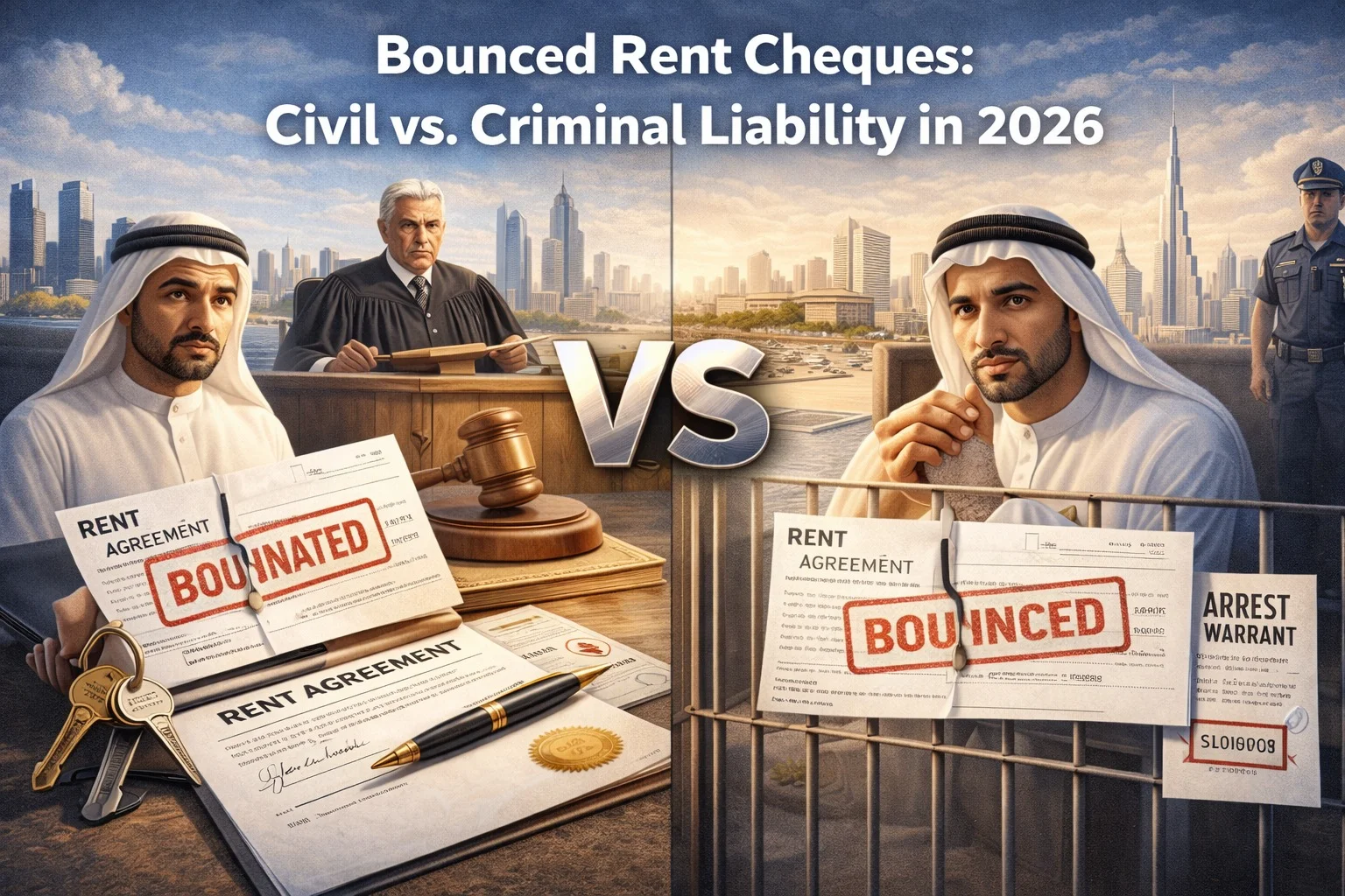 Bounced Rent Cheques: Civil vs. Criminal Liability in 2026