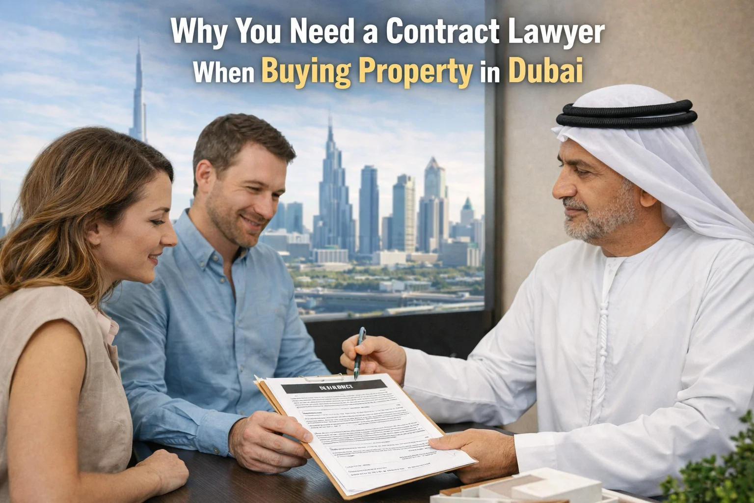 Why You Need a Contract Lawyer When Buying Property in Dubai