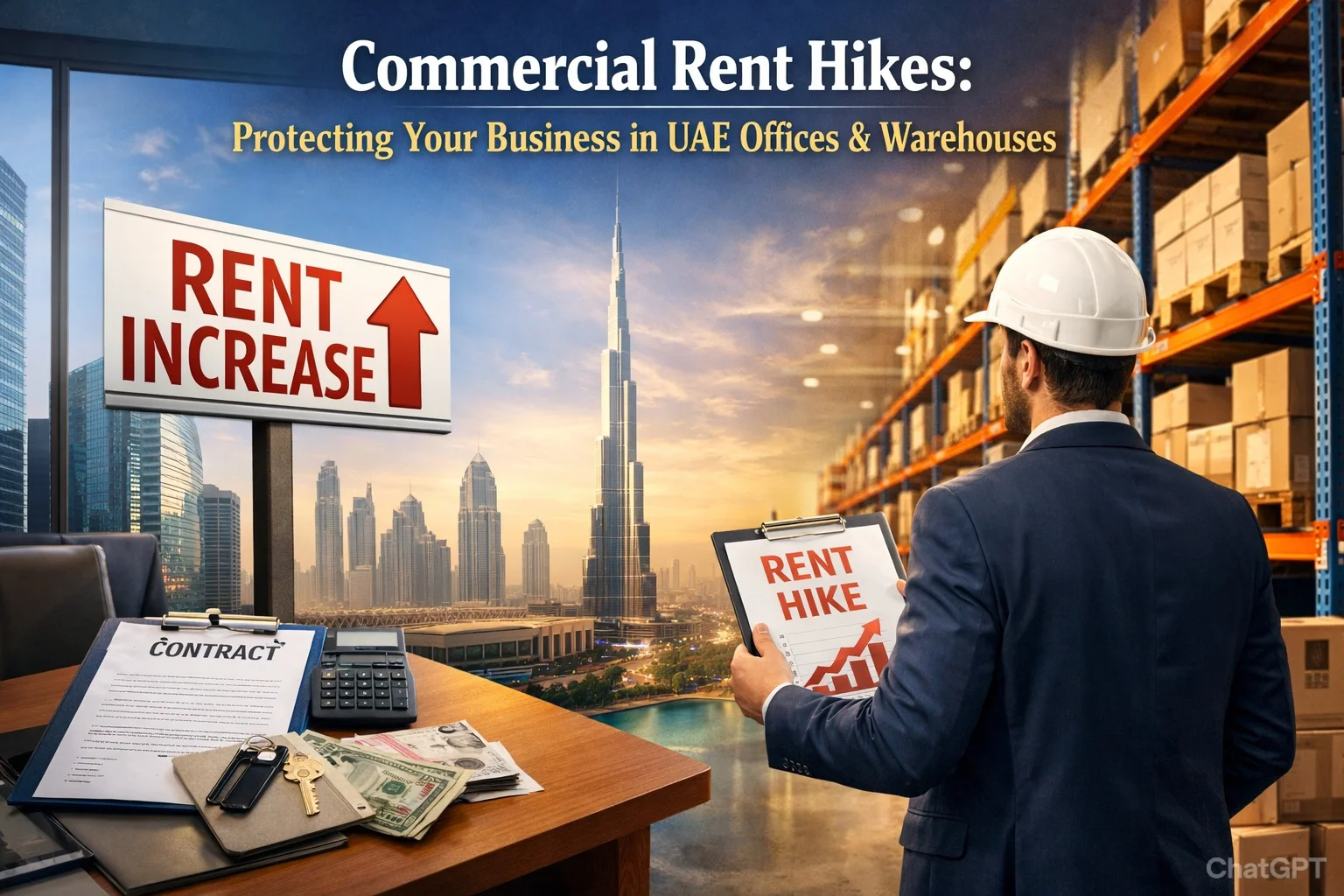 Commercial Rent Hikes: Protecting Your Business in UAE Offices & Warehouses