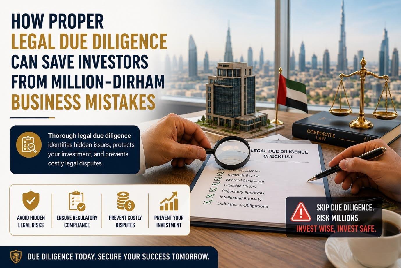 How Proper Legal Due Diligence Can Save Investors from Million-Dirham Business Mistakes