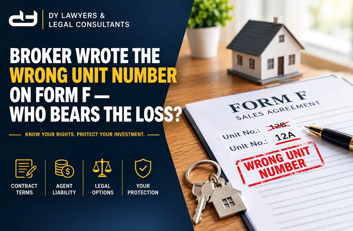 Broker Wrote the Wrong Unit Number on Form F — Who Bears the Loss?