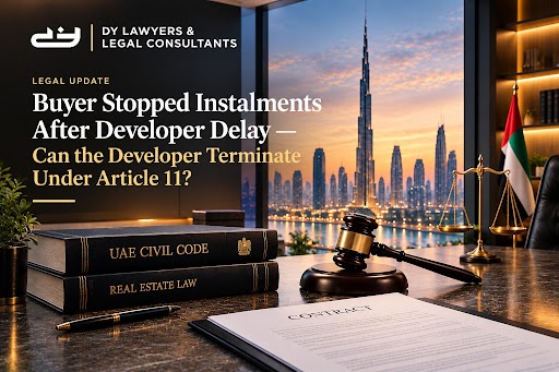 Buyer Stopped Instalments After Developer Delay — Can the Developer Terminate Under Article 11?