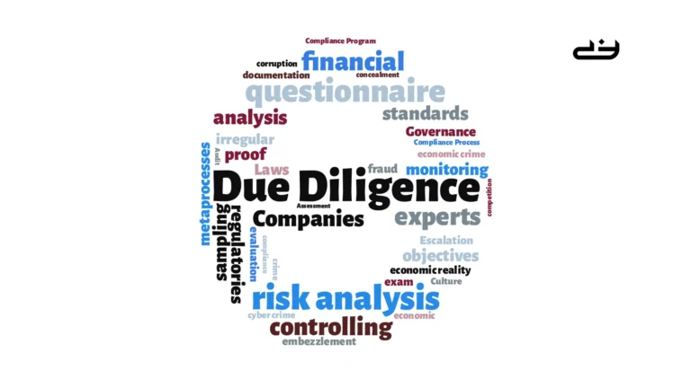 Featured image describing different components of due diligence process