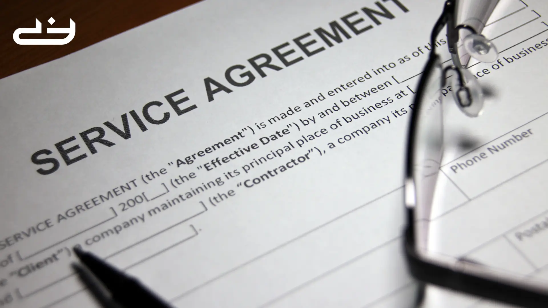 Service Agreement Sample Template